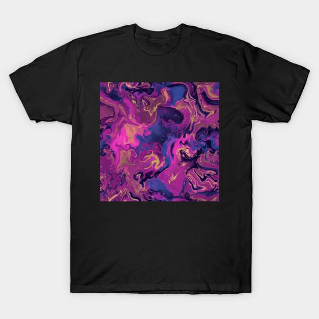 Purple Astros T-Shirt by Melisaura